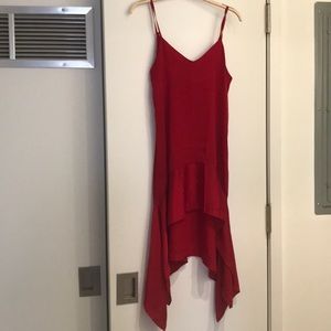 The Fifth Label silk bias cut asymmetrical midi